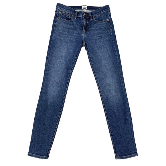 J.Crew 8" Toothpick Women’s Blue Jeans Sz 27 - Picture 1 of 5